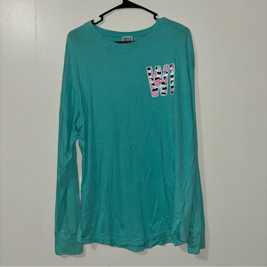Royce Brand Teal Long Sleeve Wisconsin Shirt